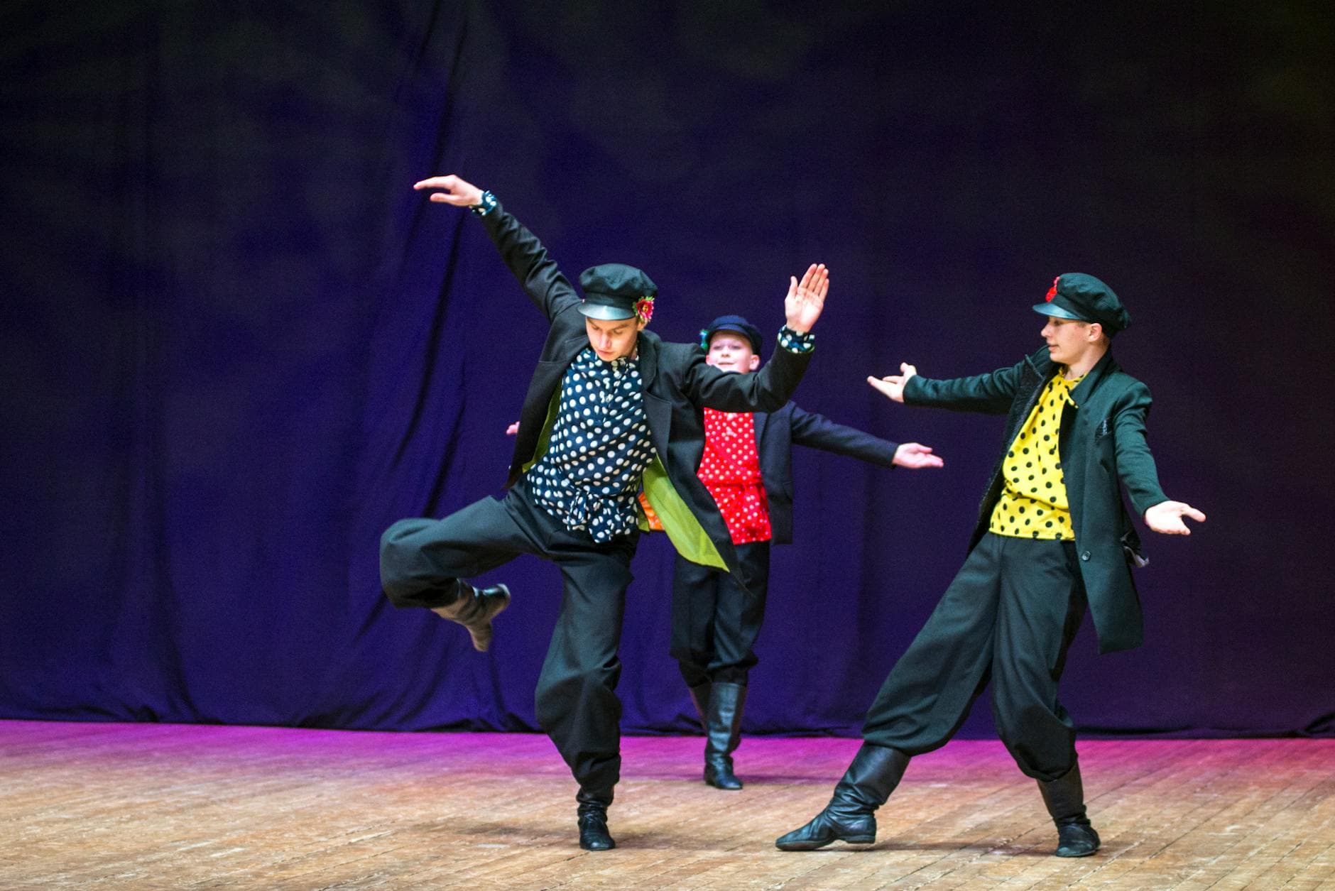 Dance recital on stage